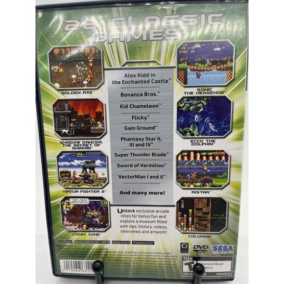 Sega Genesis Collection (Sony PlayStation 2, 2006) Game and Case - Tested - Picture 3 of 6